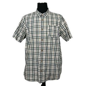 O’Neill x Quicksilver Plaid 100% Cotton Short Sleeve Shirt - Mens XL